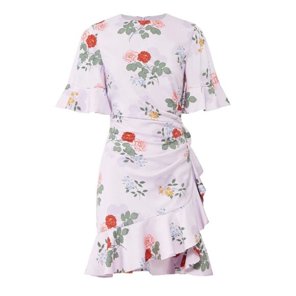 KEEPSAKE Pretty One Mini Romantic Dress Lilac Floral SIZE SMALL Retail $185 - Picture 13 of 13